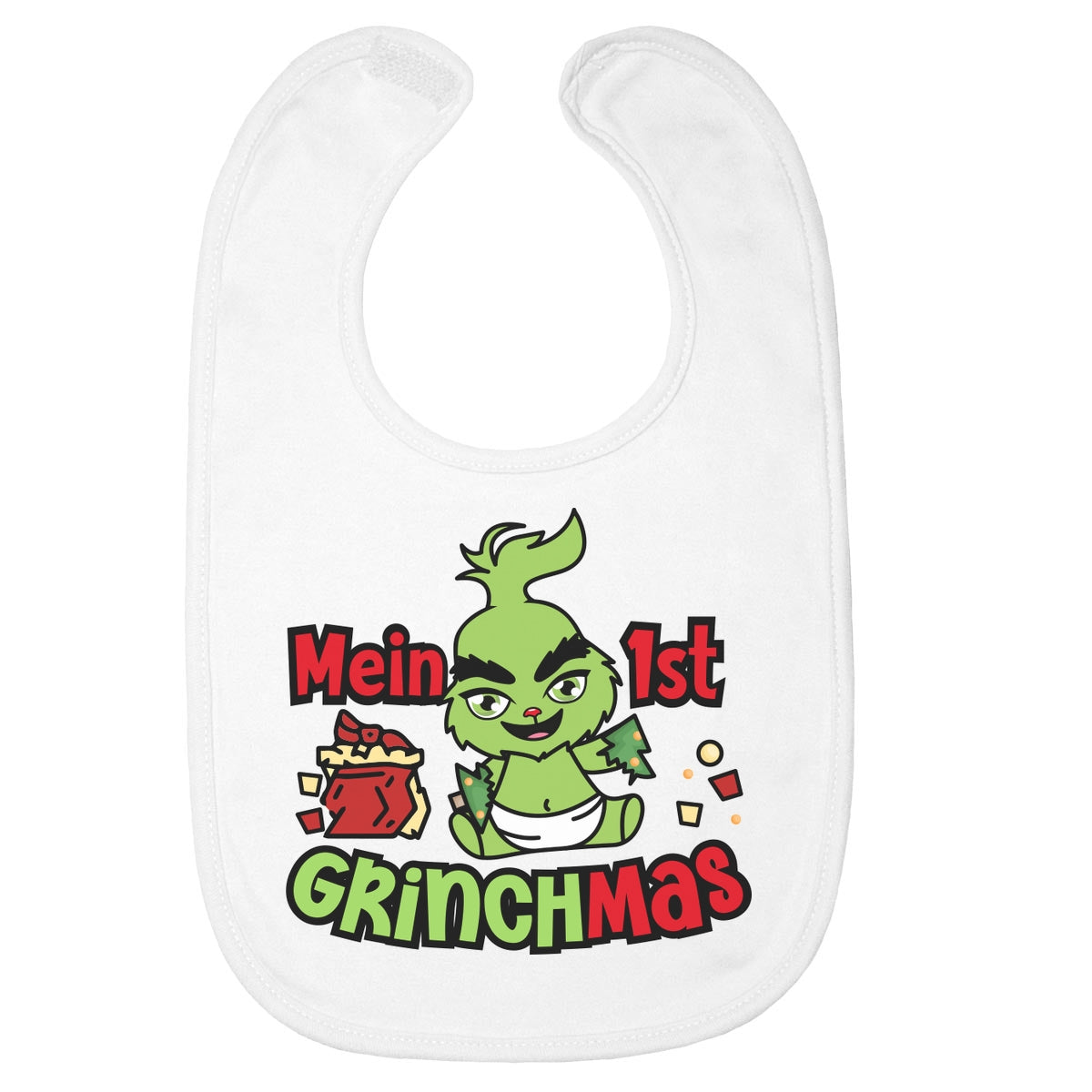 Mein erstes Grinchmas Grinch Weihnachtsoutfit Baby Lätzchen